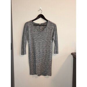 SOYBU Size XS Rosa Dress Heather Gray Comfort Material 3/4 Sleeve Womens Athleis